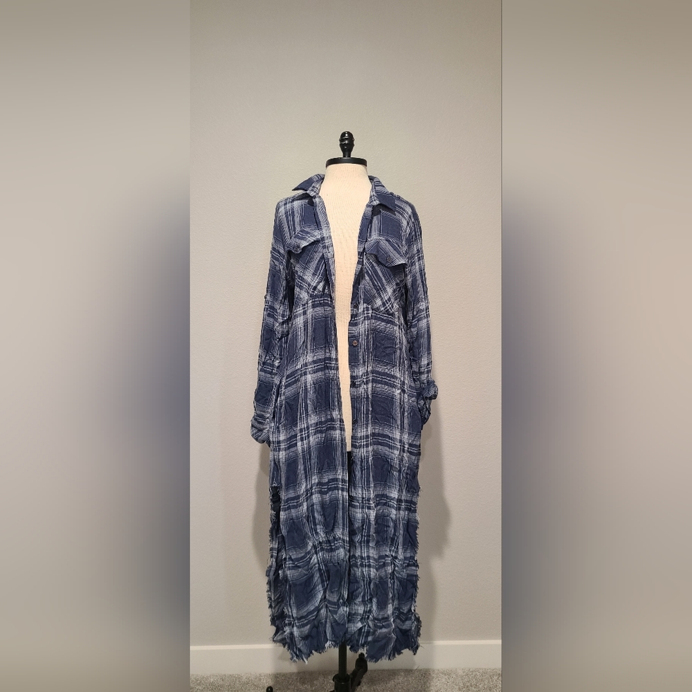 COPY - Distressed Flannel Dress